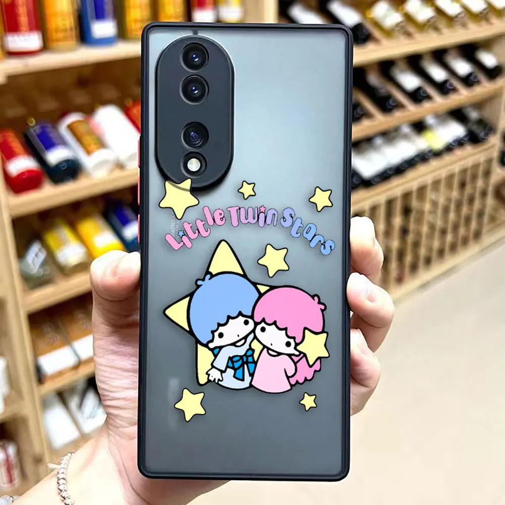 Matte Phone Case For HUAWEI MATE 20 30 NOVA 5T 7 7I 6 SE 9 Y70 HONOR 90 70 50 30S 20 X8 X9 Case Shell S-Sanrio Little Twin Star