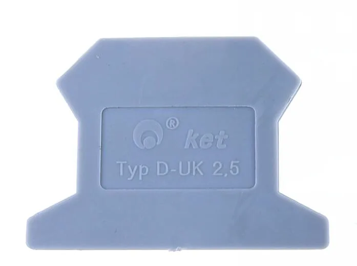 10pcs/lot D-UK2.5/1.5 END PLATE Din Rail Uneiversal screw type Terminal Blocks End Cap FREE SHIIPING apply to UK2.5B UK1.5N