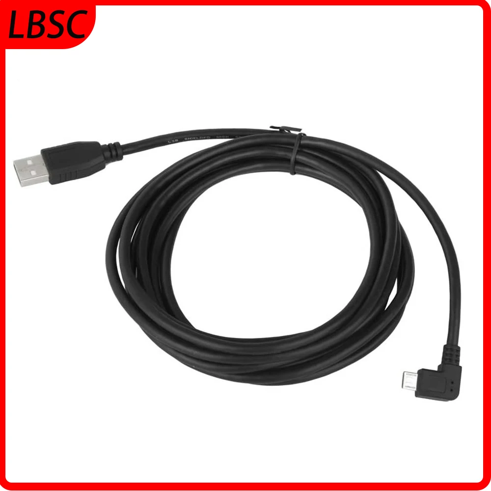 Extra Long USB A To Micro B USB Cable 90 Degree Right Angle Charging Lead  For TomTom Car Sat Nav GPS Navigation Car  1.8m3m5m