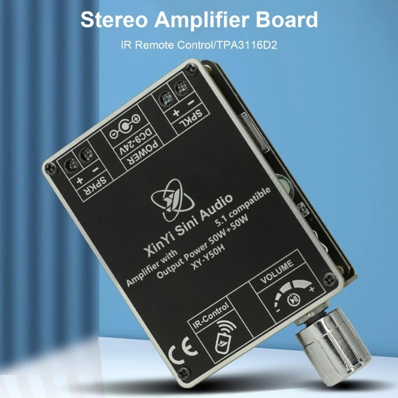 XYY50H 50Wx2 Amplificatori stereo musicali Scheda amplificatori di potenza Trasporto di goccia regolabile