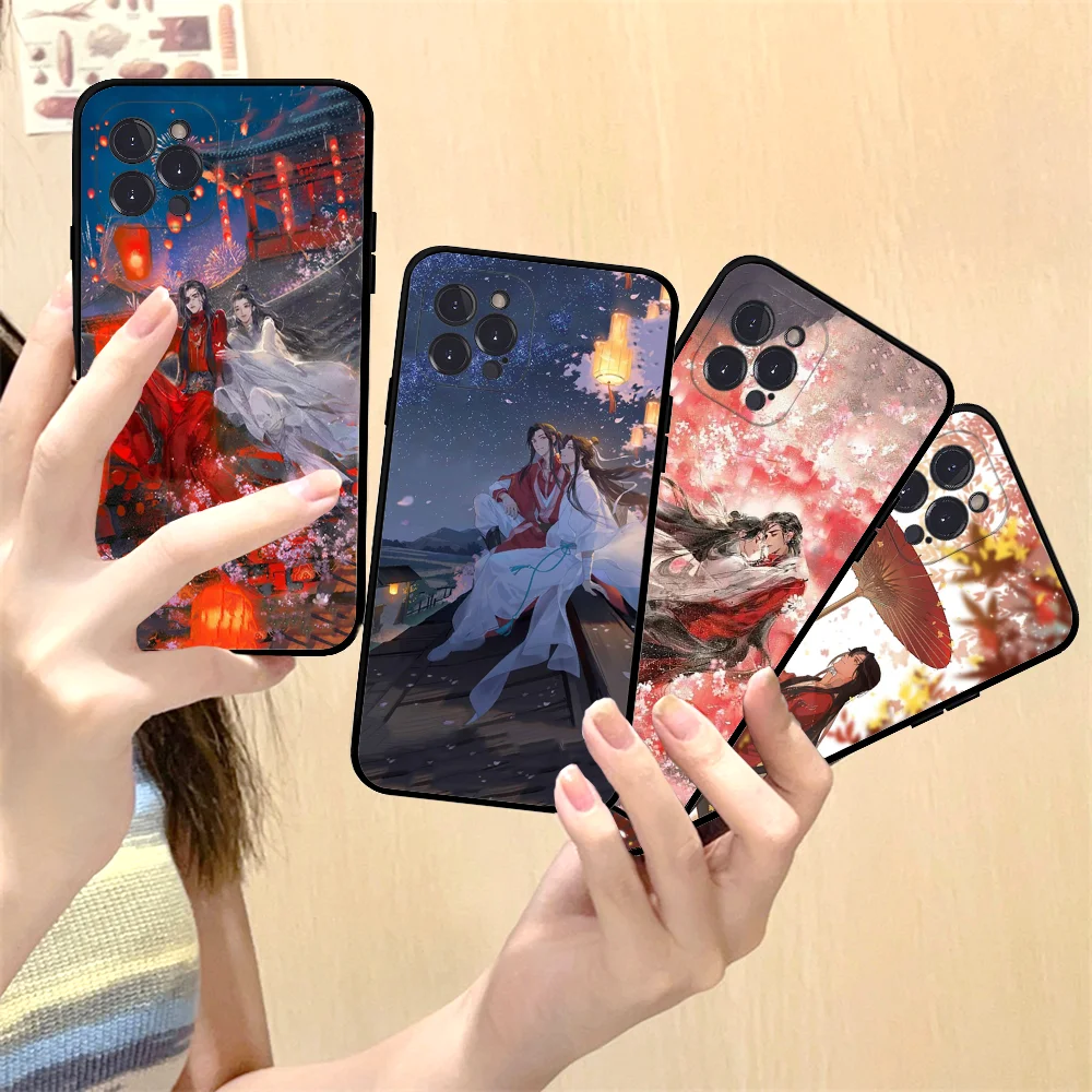 Tian Guan Ci Fu Mousepad For IPhone 16 15 14 11 12 13 Mini Pro XS Max Cover 6 7 8 Plus X Funda Shell