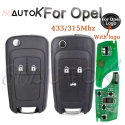 Car Key for Opel for Vauxhall Astra H Corsa D Meriva B Vectra C G4-AM433TX Smart Remote Key 315Mhz 433Mhz Remote Control Car Key