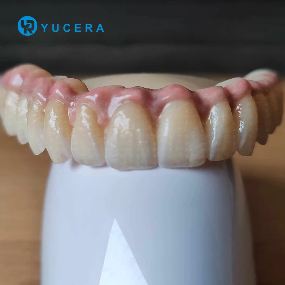 Yucera 4D PRO Multilayer Dental Zirconia Block Vita 16 Shaded 98mm Zirconia Discs for CAD/CAM Dental Lab Material