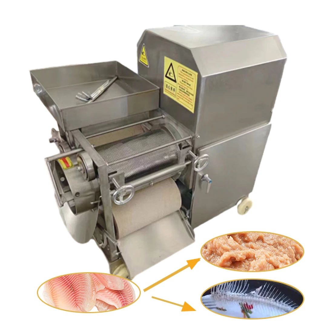 

Commercial Meat Fish Bone Removing Processing Separating Machines Fish Deboner 180 KG Fish Meat Extract Machine