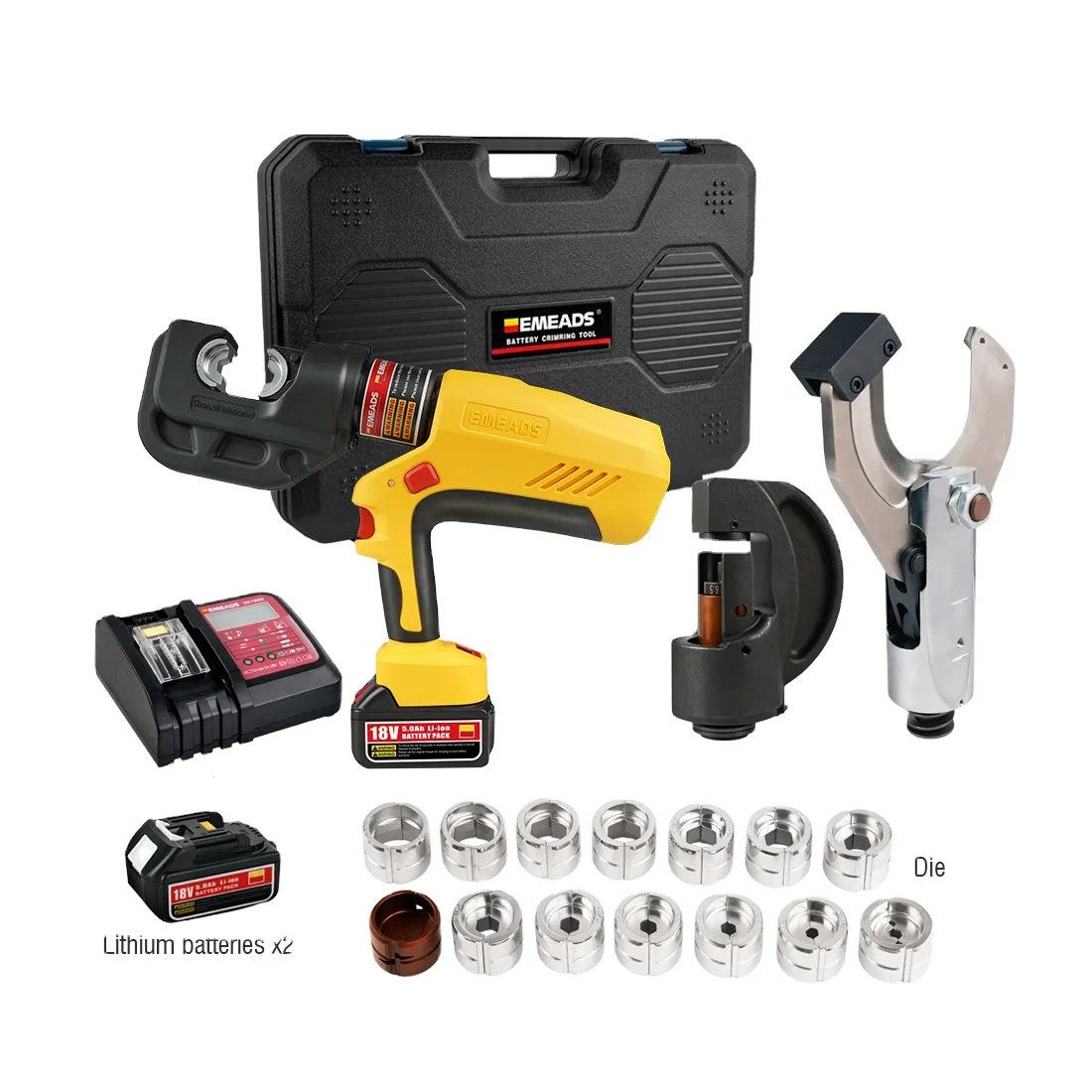 

EBS-400-85C-1220H 3-in-1 Cordless Hydraulic Puncher Crimper & Cutter Electric Cable Tool