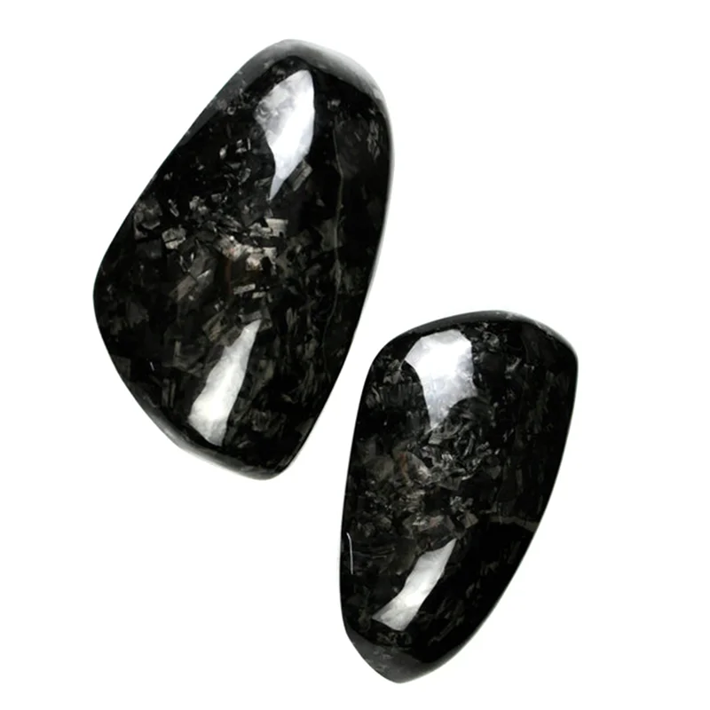 

A96E-1 Pair Rearview Mirror Cover Forged Carbon Fiber Side Mirror Caps Door Mirror Housing For Nissan 370Z Z34 2009-2019