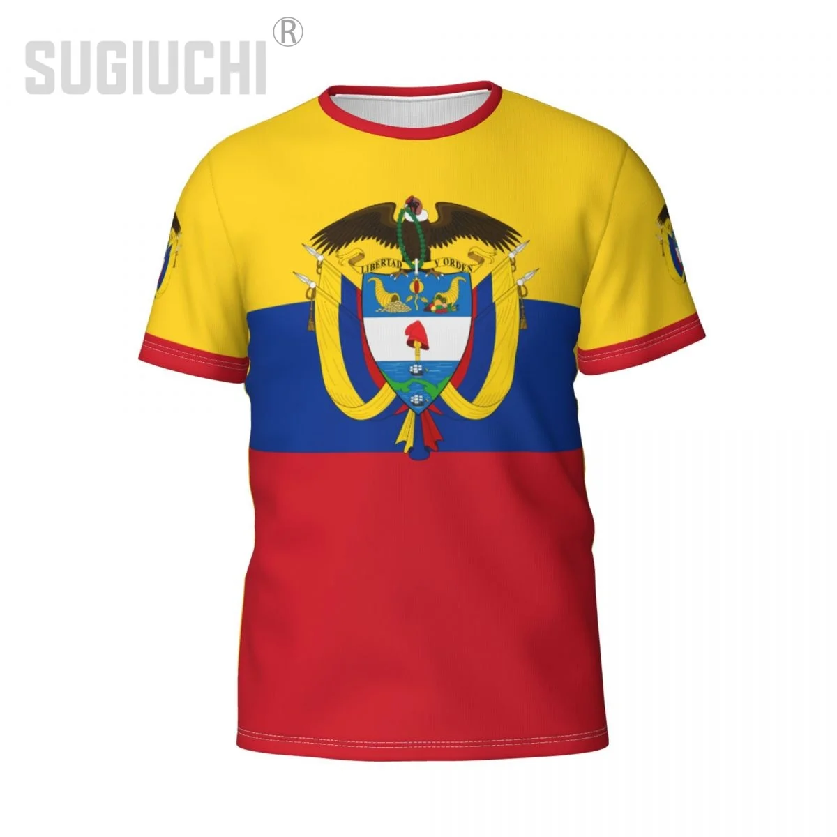 Custom Name Number Colombia Flag Emblem 3D T-shirts For Men Women Tees jersey team Clothes Soccer Football Fans Gift T shirt