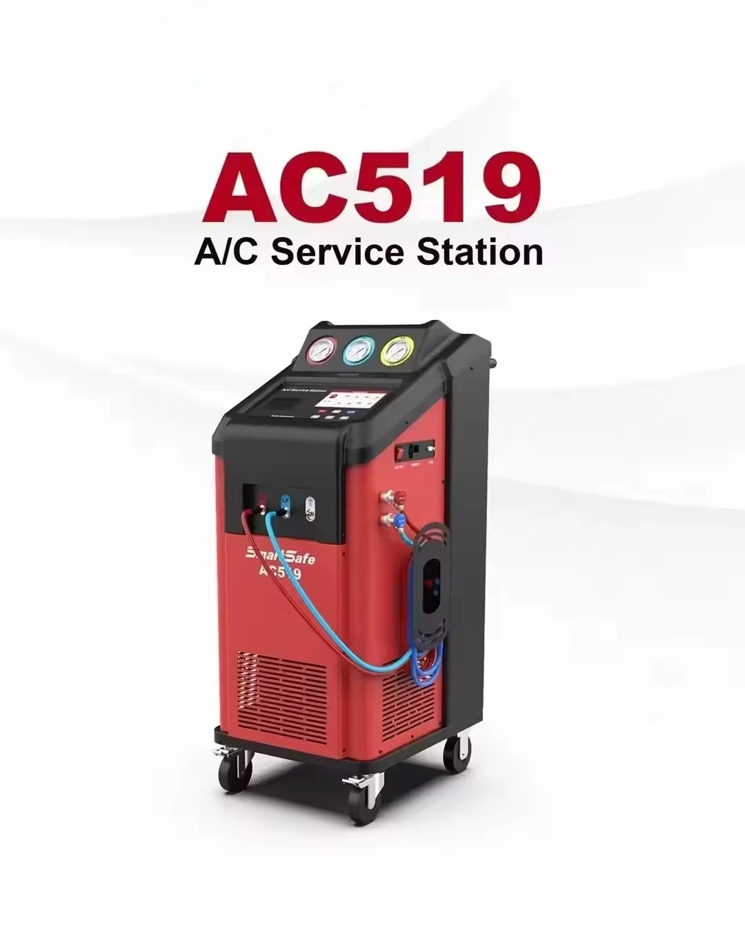 2025 Intelligent Auto Air Conditioning Maintenance Equipment Refrigerant Recovery A/C Machine New Product in Car Care  AC519