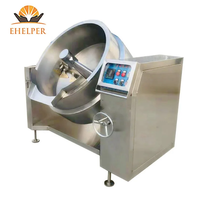 Automatic Sugar Gas/Electric Cooking Machine Large Capacity Industrial Jam /khoya Mawa Chili /ketchup Cooking Machine