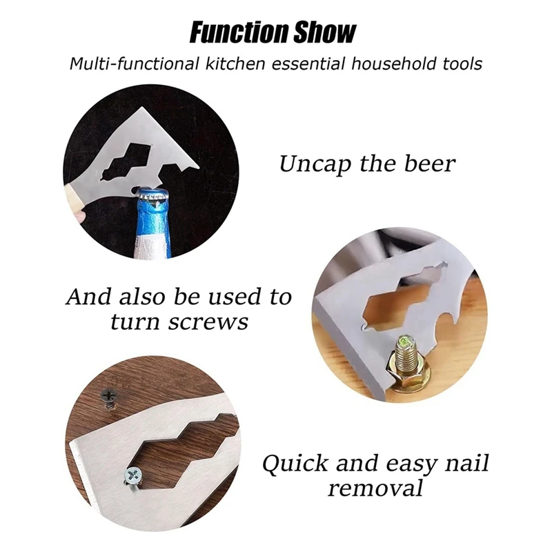 

-WSFS 4 в 1, скребок для чистки, 2 скребки для краски из нержавеющей стали — нож для шпаклевки, скребок для стен, средство для удаления клея