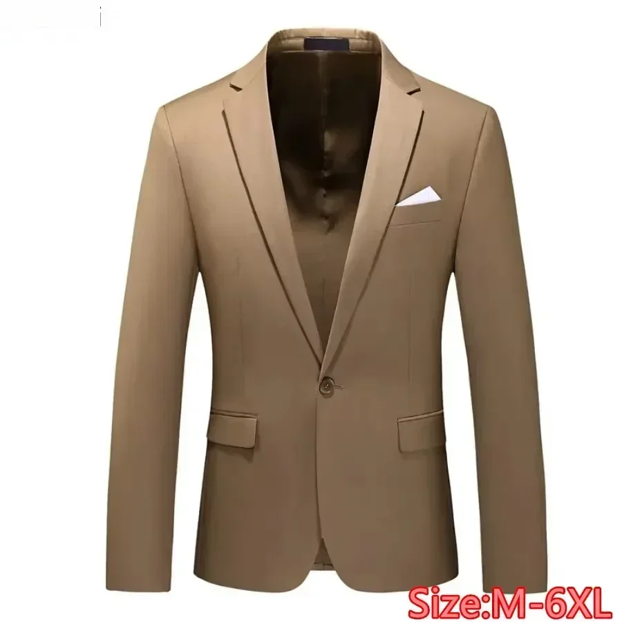

New Men's Suit Jackets Stylish Slim Blazer Business Wedding Party Dress Suits Suitable for All Seasons Big Size Men Suits
