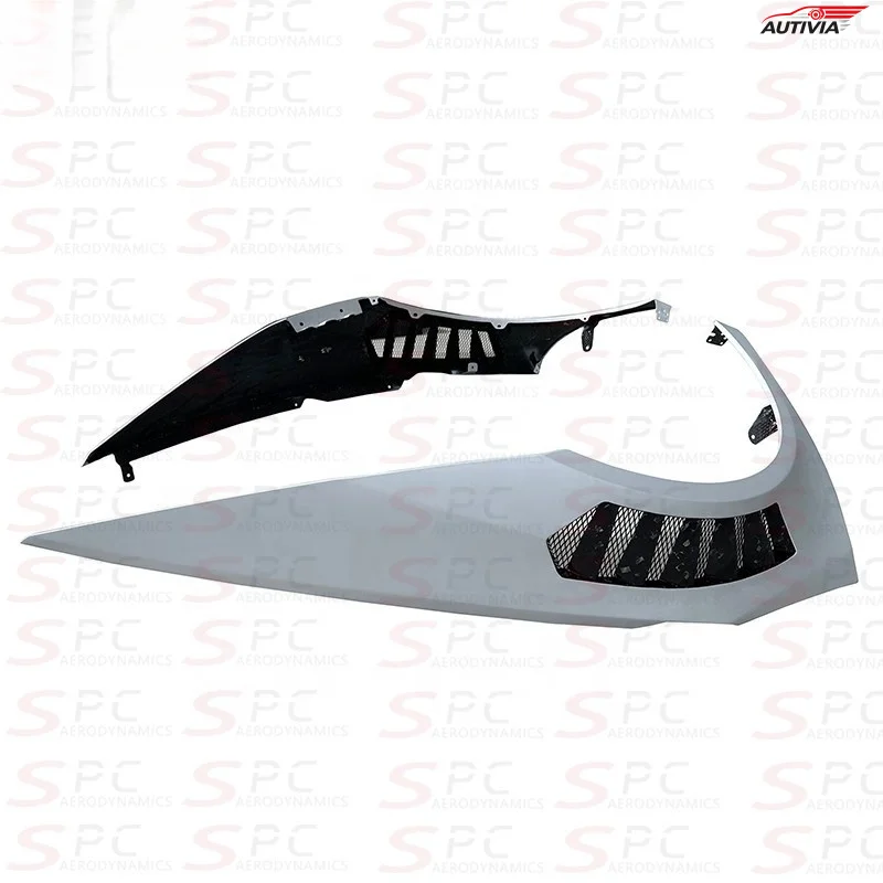 SPC EVO Style Dry Carbon Fiber Louvered Front Fender For Lamborghini Huracan LP580 LP610 LP640 Car Modification Accessories