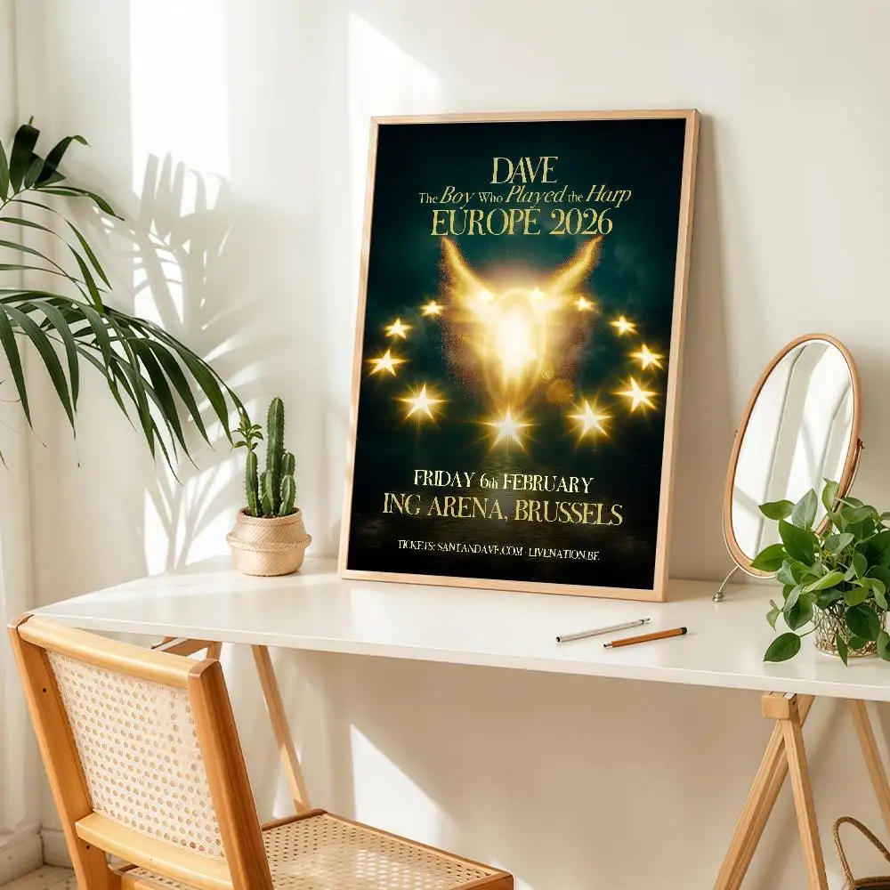 البوب الهيب هوب مغني الراب سانتان دي ديف ألبوم الموسيقى المشارك مناسبة للمنزل غرفة المعيشة غرفة نوم مكتب بار الجدار لاصقة تزيين