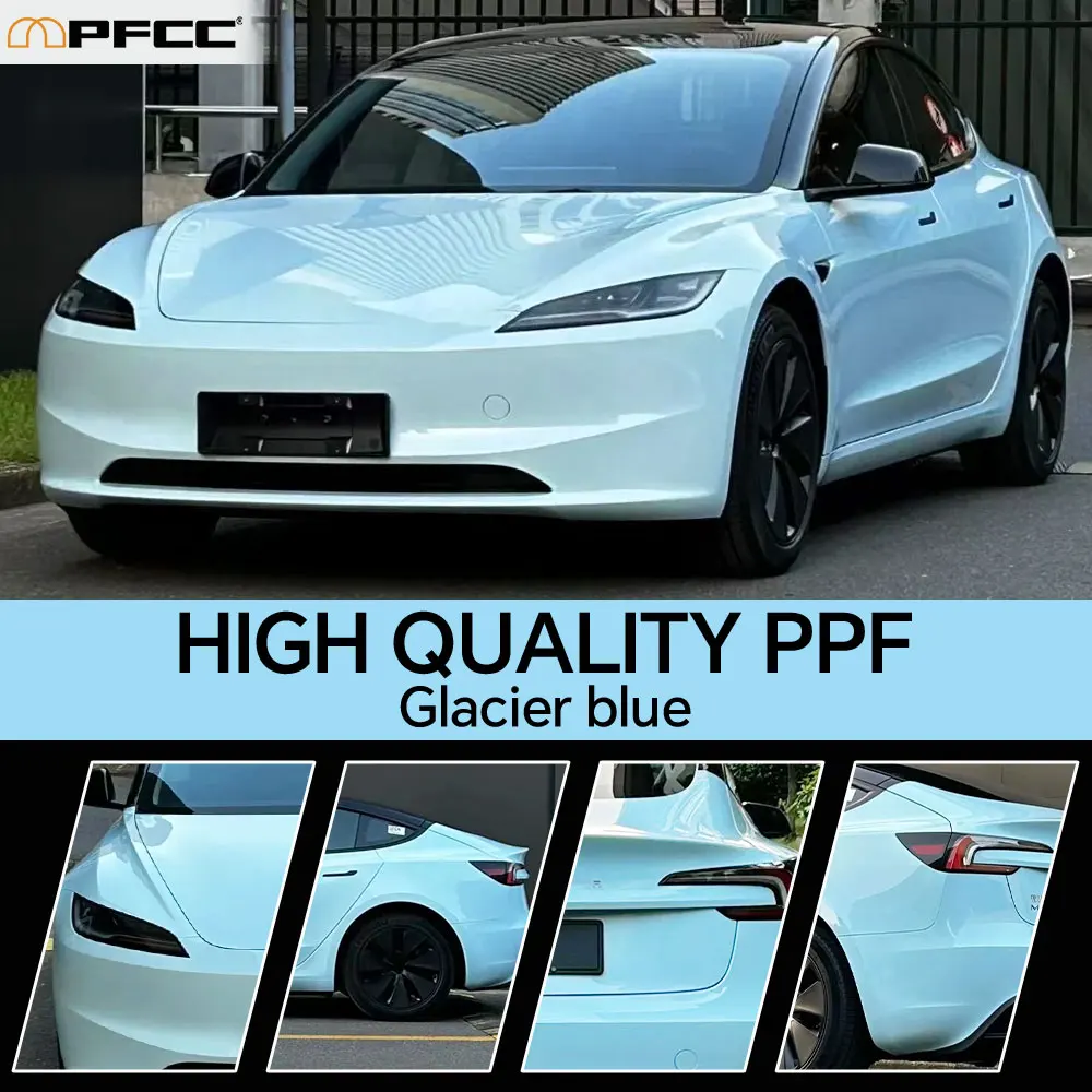 

9Mil TPU For Tesla Model 3 Highland Performance 2024 2025 Car Paint Protection Film Pre-Cut Clear PPF Anti-scratch Repairable