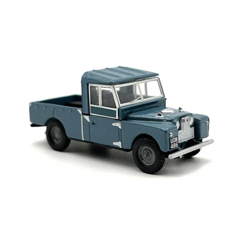 1:76 Scale Diecast Alloy Land Rover 109 Transport Vehicle Pickup Truck Model Classic Adult Collection Toys Gifts Static Display