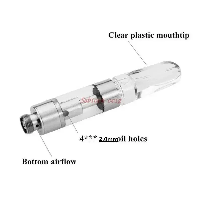 10pcs G5 Dank Vape Cartridges Atomizer 0.8ml/1ml 510 Thread Thick Oil Press Flat/Round Tips Screw Mouthpiece Ceramic Coil Carts