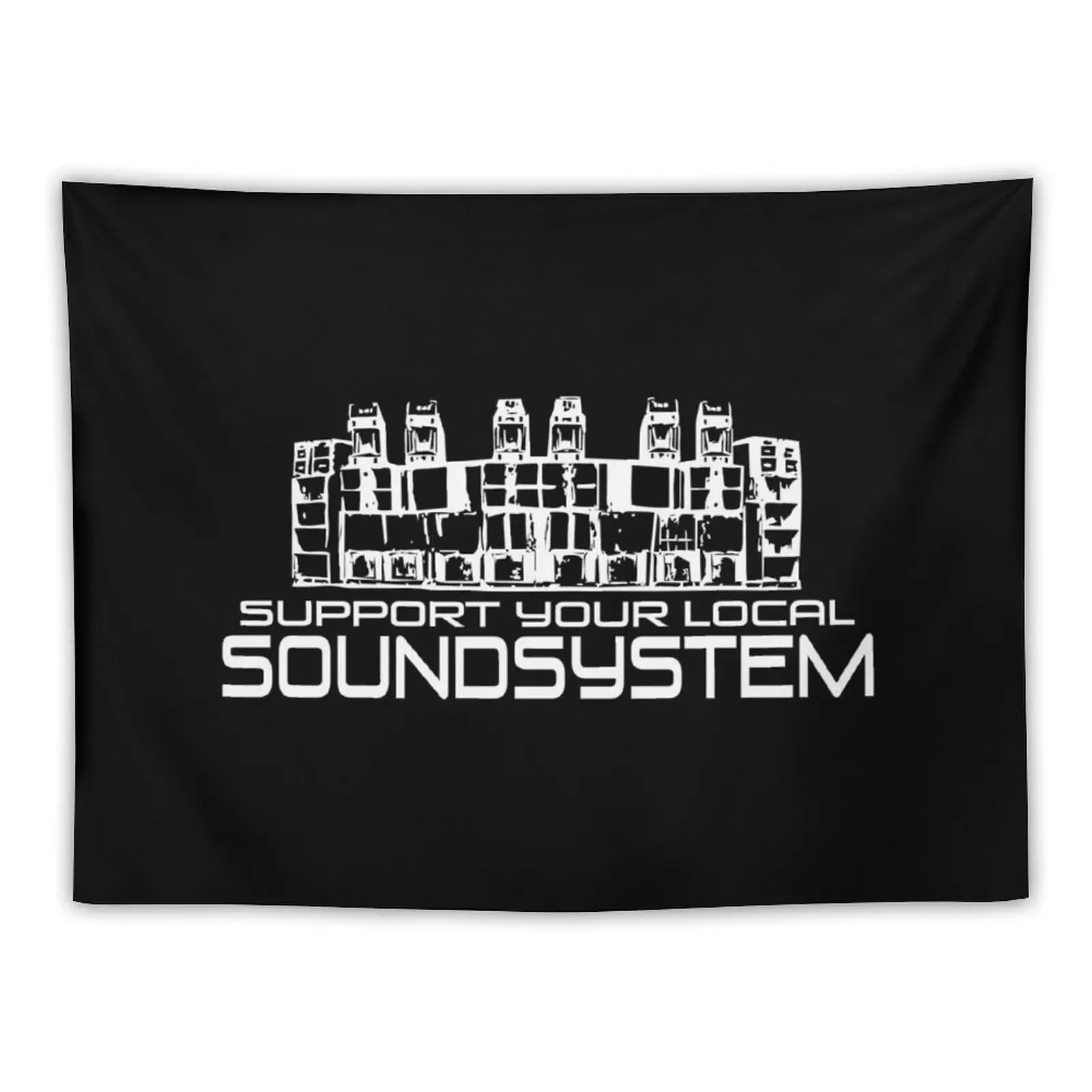 23SY041 - Tekno 23 support your local sound system Tapestry Bedroom Decoration Decor For Bedroom Tapestry