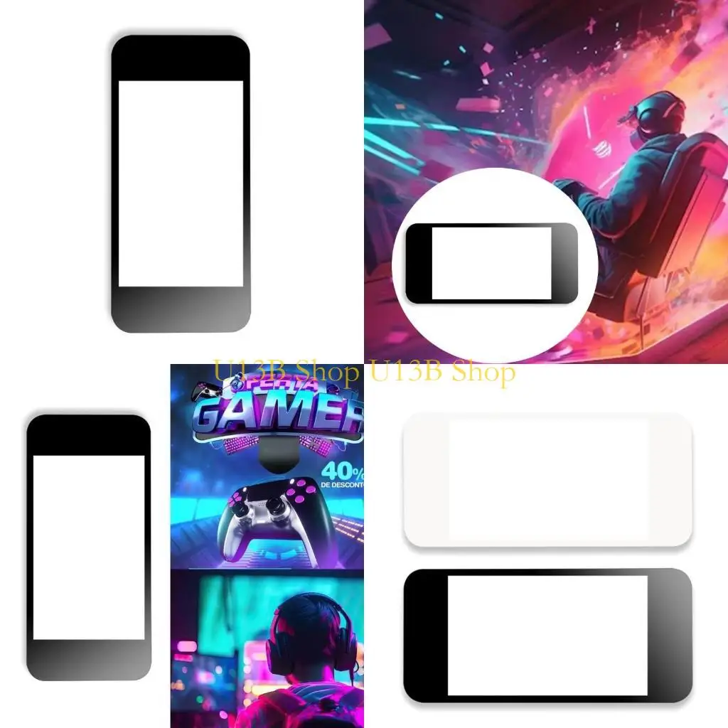 

U13B Surfaces Glass Lens Stylish & Lightweight High Definition Display Lens for 2DS