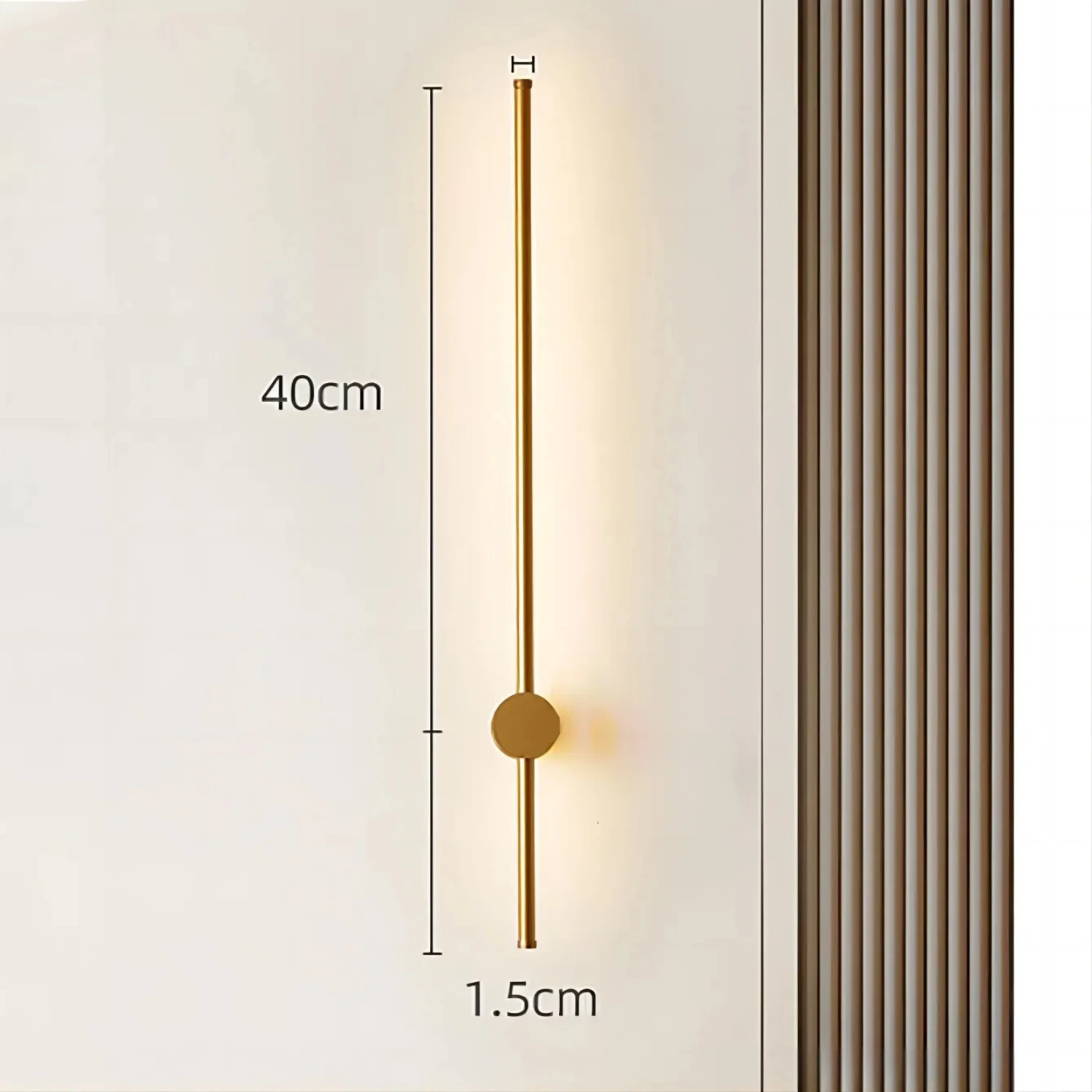 New Rotating wall lamp  simple and long strip  luxury  lamp modern living room background wall lamp  creative bedroom bedside la