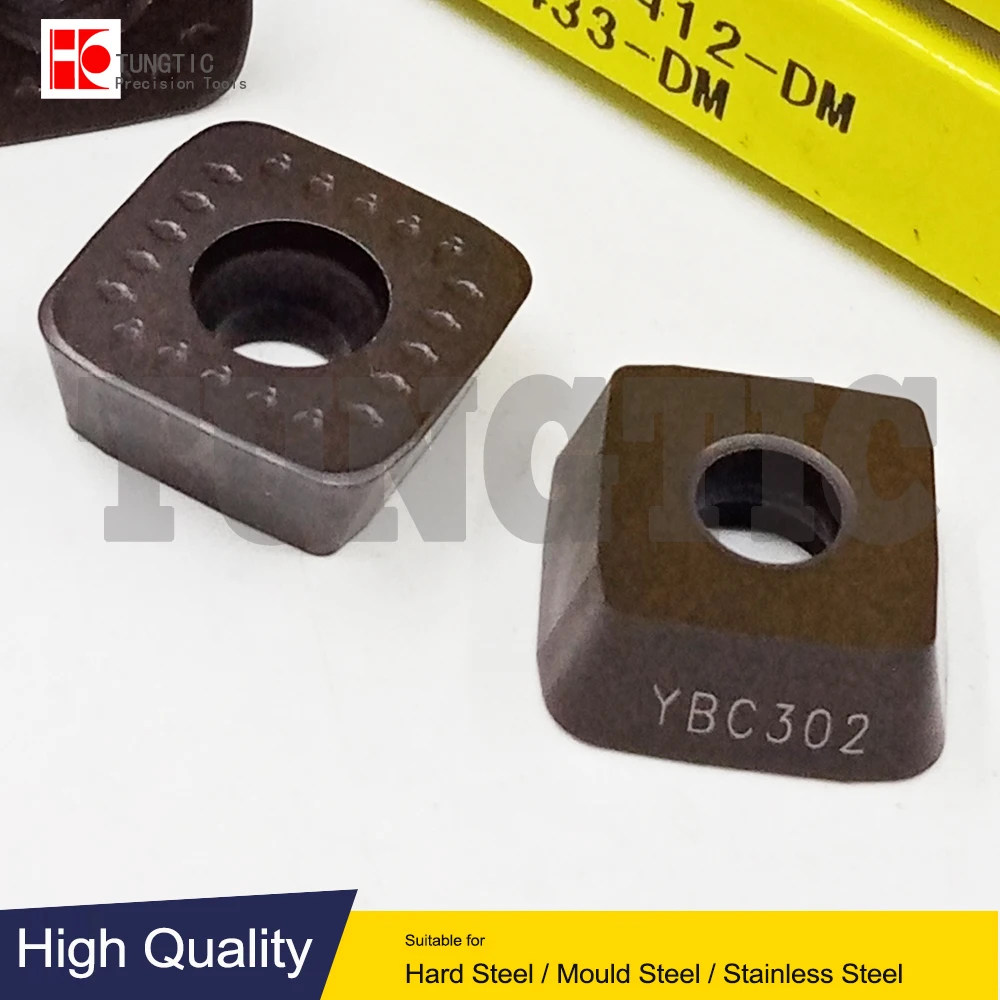 SDMT120412-DM YBC302 SDMT12 YBM351 YBG205 SDMT 120412 DM Milling Cutter CNC ToolS Lathe Machining Metal Turning Inserts