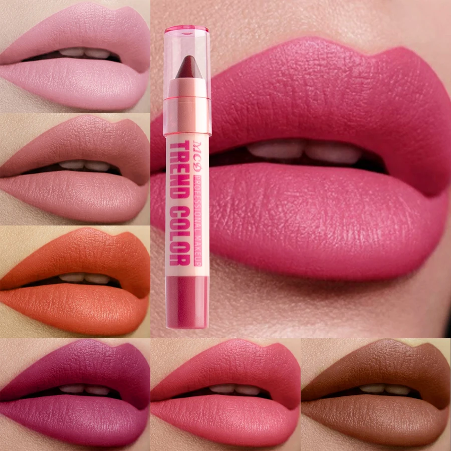 Idratante 12 colori Lipliner Penna Impermeabile Rimpolpante Macchia Rossetto Naturale Nude Rosa Lip Liner Contorno Labbra Contorno Trucco Fo