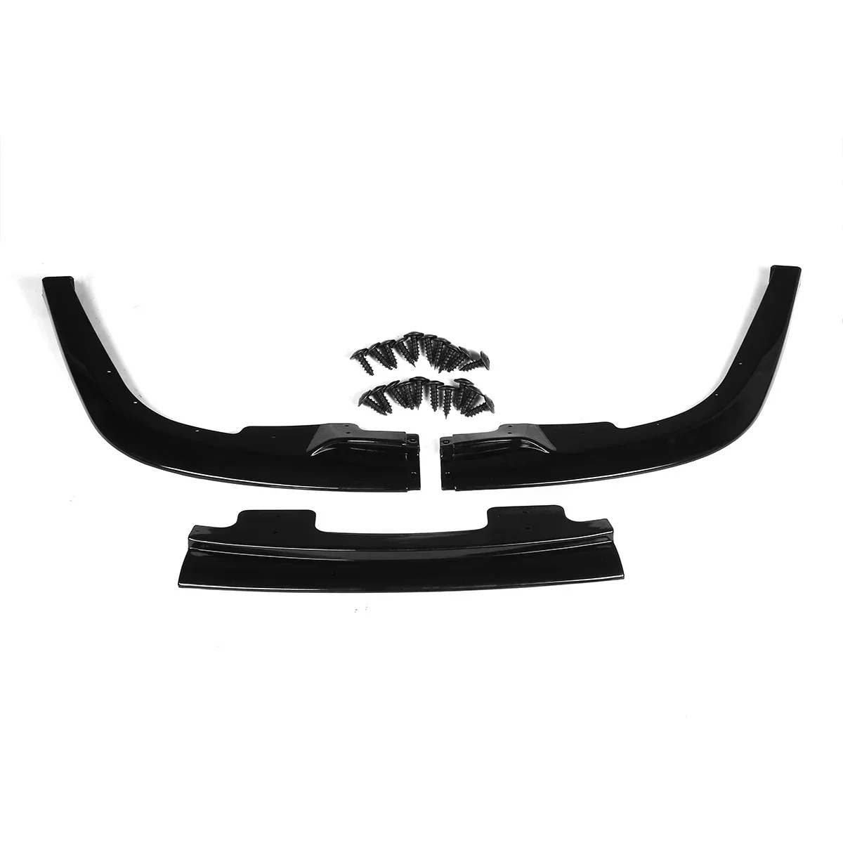 3pcs Car Front Bumper Splitter Lip Spoiler Splitter Deflector Lips Cover Trim For Subaru Impreza WRX Sti S204 2006-2007 Body Kit