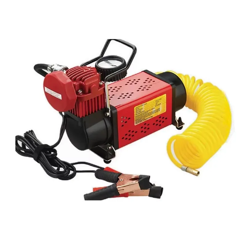 Heavy Duty 12V 24V Double Cylinder DC Air Compressor Automotive Tire Inflator Pneumatic Pump