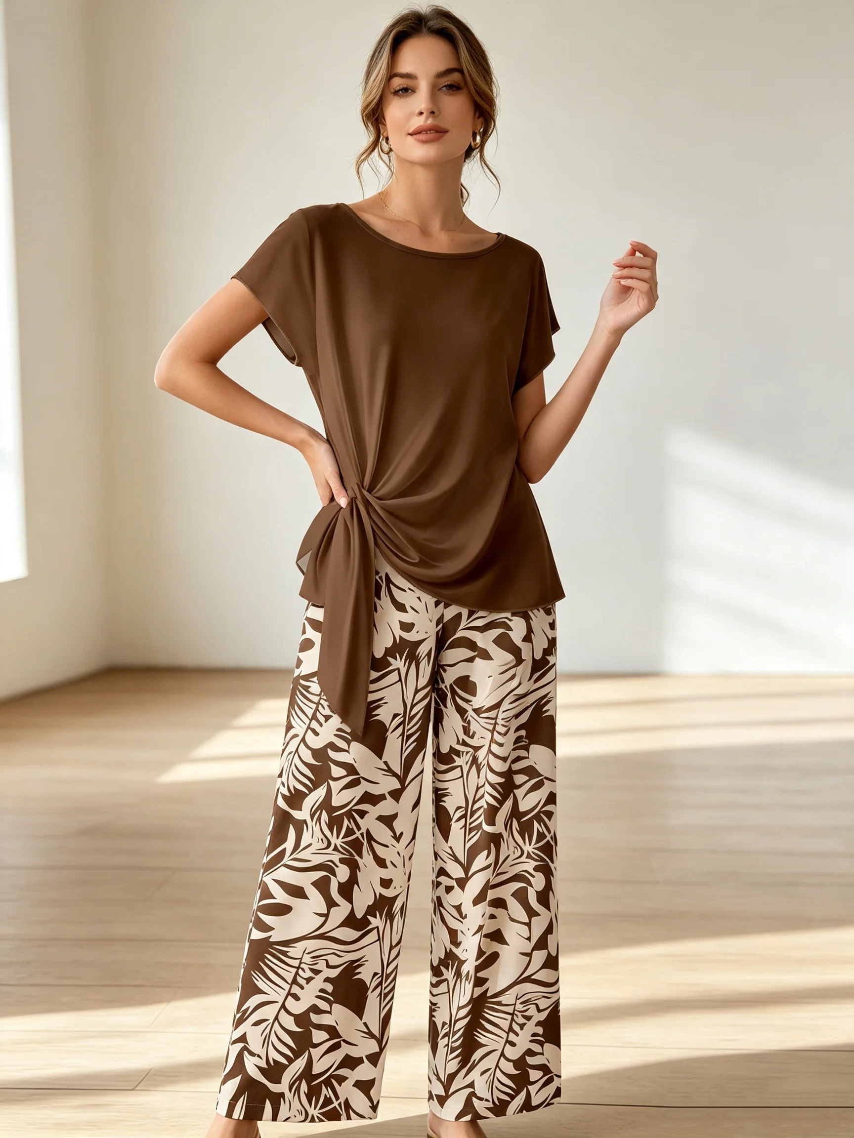 Summer Upf Clothing - Completo estivo taglie forti due pezzi
