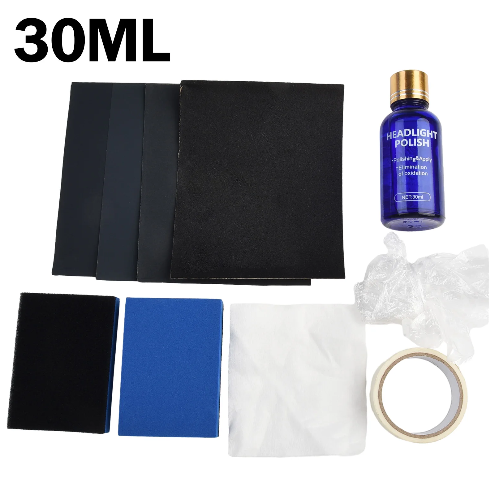 Coating Headlight Polisher Lamp Renovation Repair Tools Kit Ceramic Car Replacement Waxing Accessories Practical