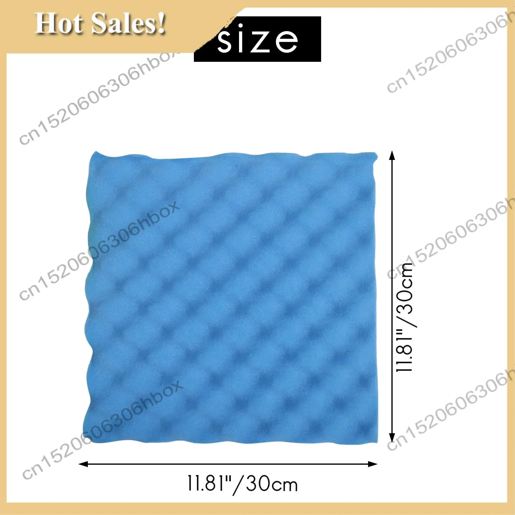 - HARAPAN 6 Pak Busa Peti Telur Hitam + Biru/Arang Ubin Akustik Panel Busa Kedap Suara Isolasi Suara Busa Kedap Suara Pa