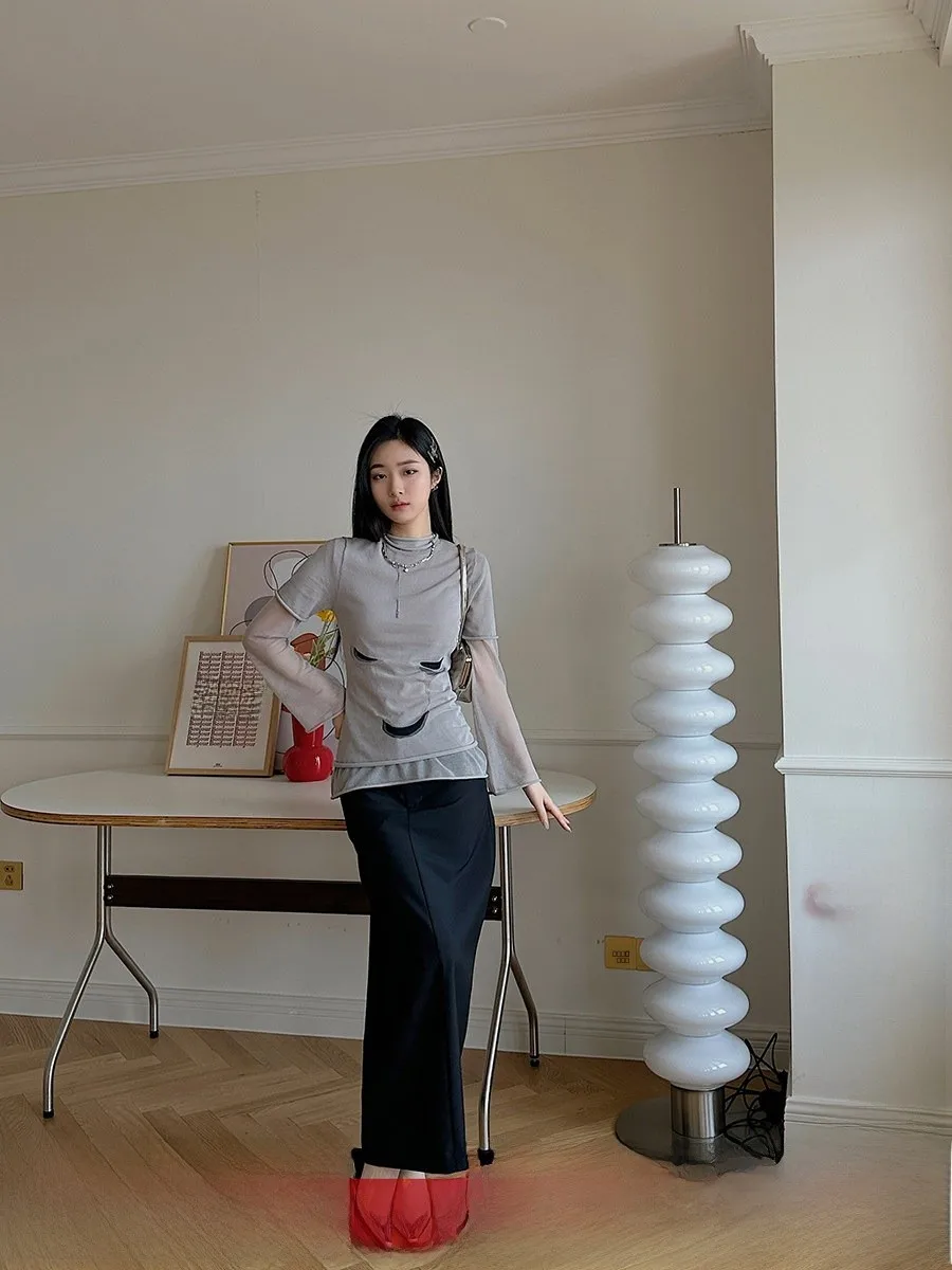 

Low Waist A-Line Workwear Sle f Skirt AYALI Exclusive for Ladies Casual Low Waist A-Line Skirt