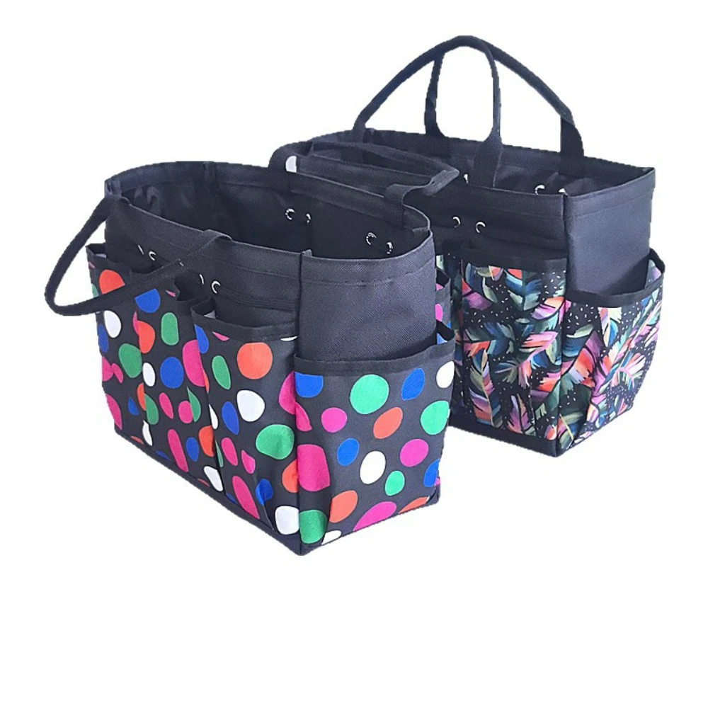 Portable & Durable 8 Organizer Pockets BBQ Large Storage Tote Bag Oxford Cloth Bag Home Garden and Gardening Tool Organization
