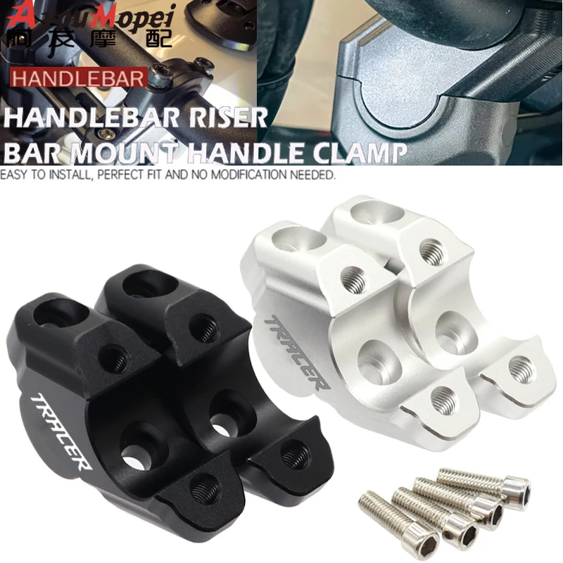 Tracer 900 9 GT Riser manubrio moto per Yamaha Tracer 900GT 9GT 2021-2025 28mm 1 1/8 "Morsetto manubrio aumentare 20mm