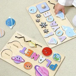 Shape Matching Puzzle Wooden Puzzle Personalizzed Custom for Baby Game Board Shape Color Matching Board Games Montessori Toys