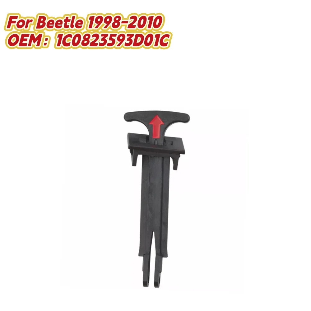 

Hood Latch Release Pull Handle 1C0823593D01C For Beetle 1998-2010 Rod Lock Latch Car Accessories Front Grille Pull Strap