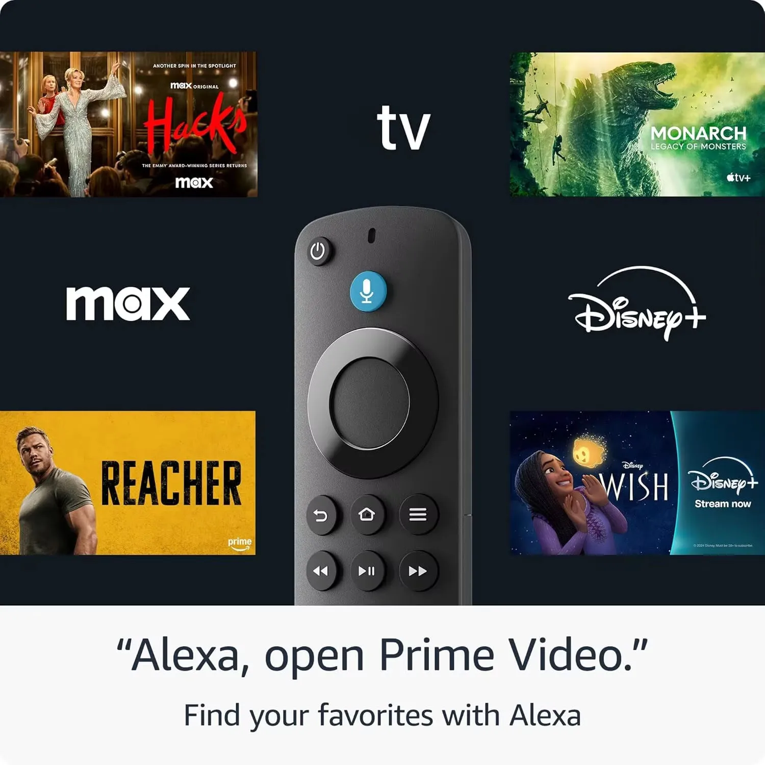 Amazon Fire TV Stick HD max Full HD и Ultra HD потоковая передача с Dolby Vision hdr10+ Dolby Atmos 8 ГБ Wi-Fi 5 alexa Голосовое управление