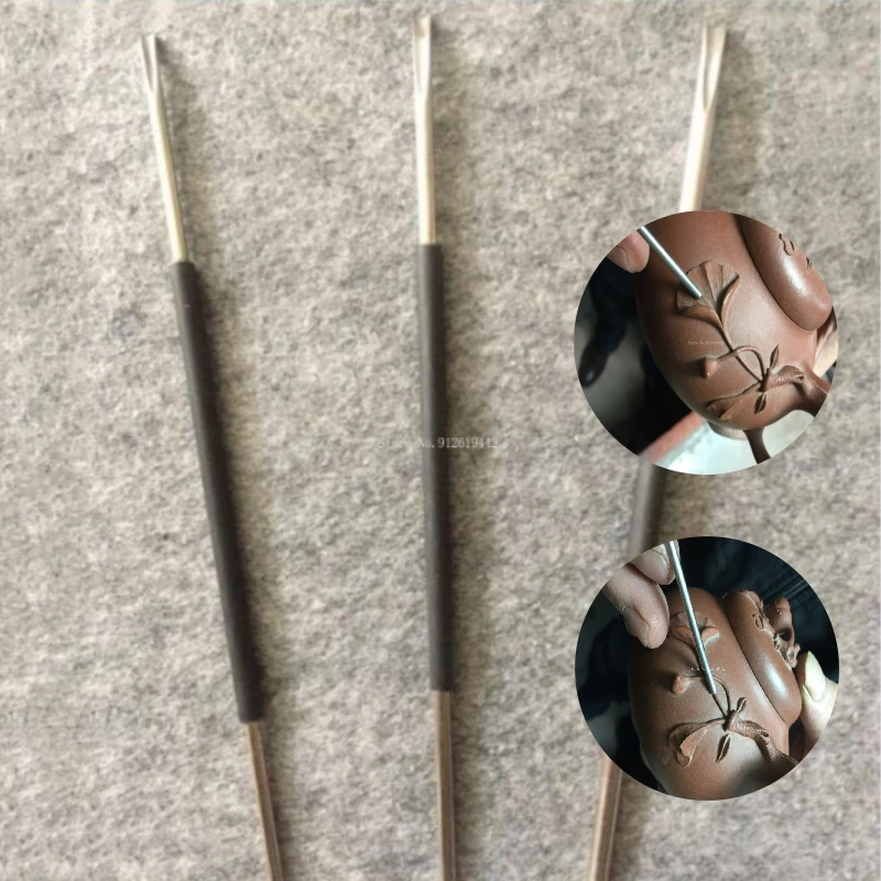 ชุดน้ำชาเครื่องปั้นดินเผาอุปกรณ์เสริมในการทำกาน้ำชาอุปกรณ์เสริมสำหรับงานประดิษฐ์ทำมือกาน้ำชาเซรามิกพื้นผิวงานแกะสลัก