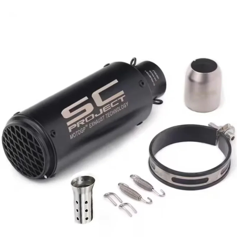 Image of 51mm Universal Motorrad SC Auspuff Schalldämpfer Stahlband Db Kill 900 Z1000 Cbr600 S1000RR Mt07 Mt09