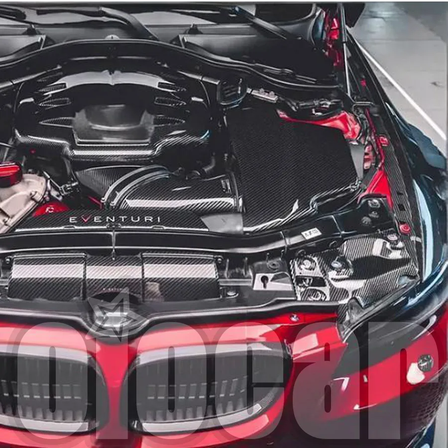 

Накладки на верхнюю часть фар из сухого карбона oiomotors для BMW E90 E92 E93 M3