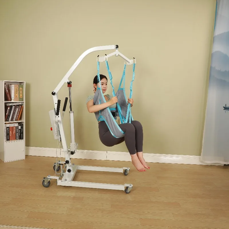 Electric Transfer & Rehabilitation Walker, Integrated Sling Lift and Standing Aid | All-in-One Mobility Equipment for Elderly