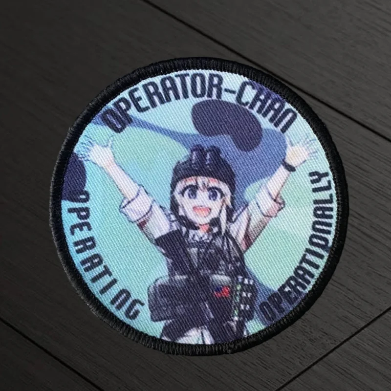 Girls' Frontline Operator Patch Tactical Morale Badge Print Hook and Loop Backpack Clothing Decorative Sticker Armband