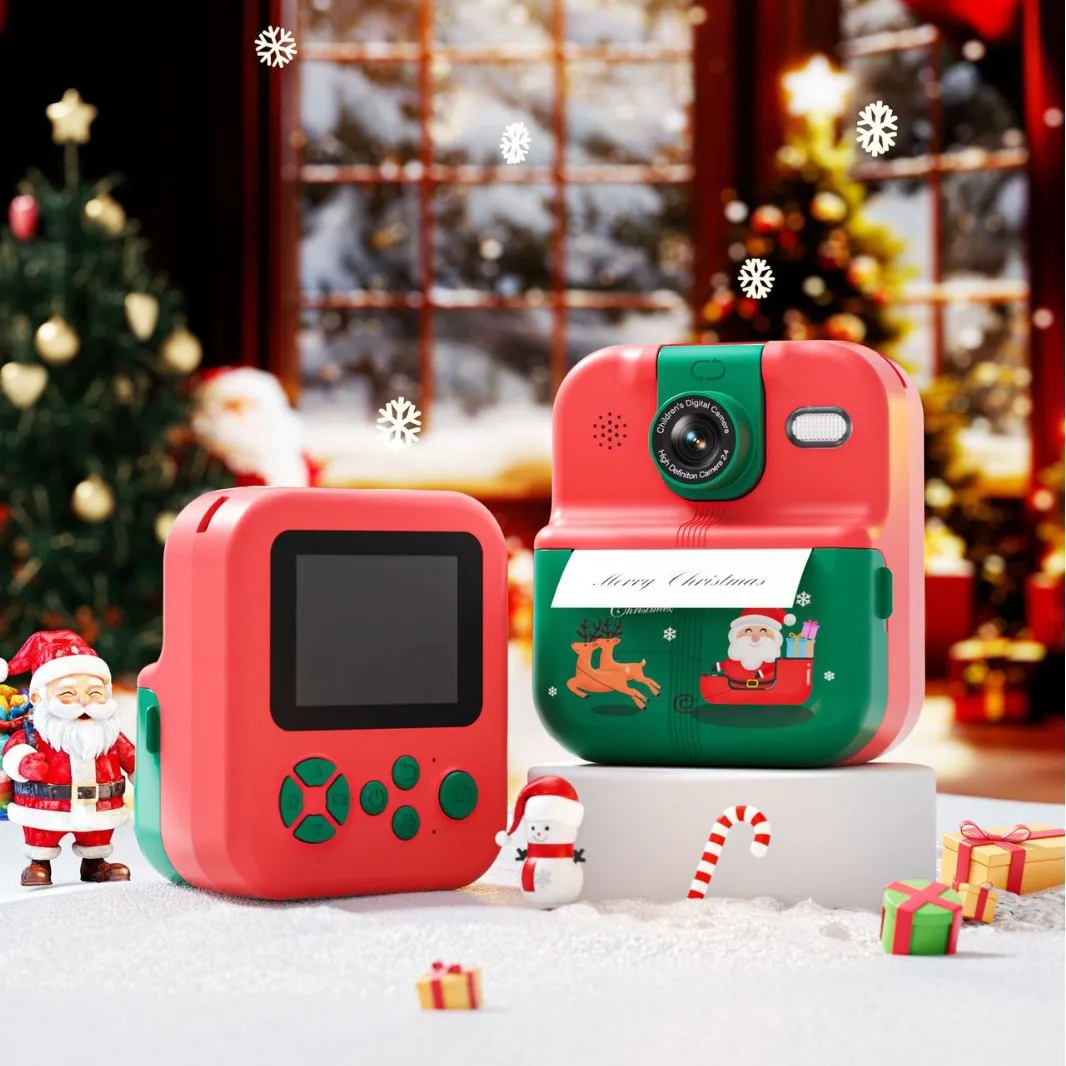 

New Children's Camera 2.4 inches Instant Printing Color 1080P Photo Digital Camera Taking Photos Best Christmas Gift for Kids