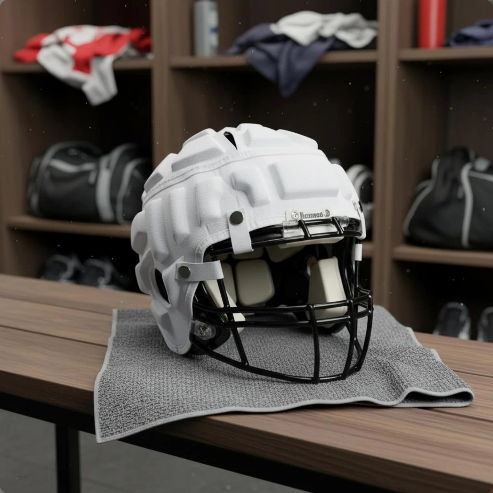 

American Football Helmet Protector Shock-Resistant Football Helmet Cover Sports Gear Shock Reduction Washable for Practice