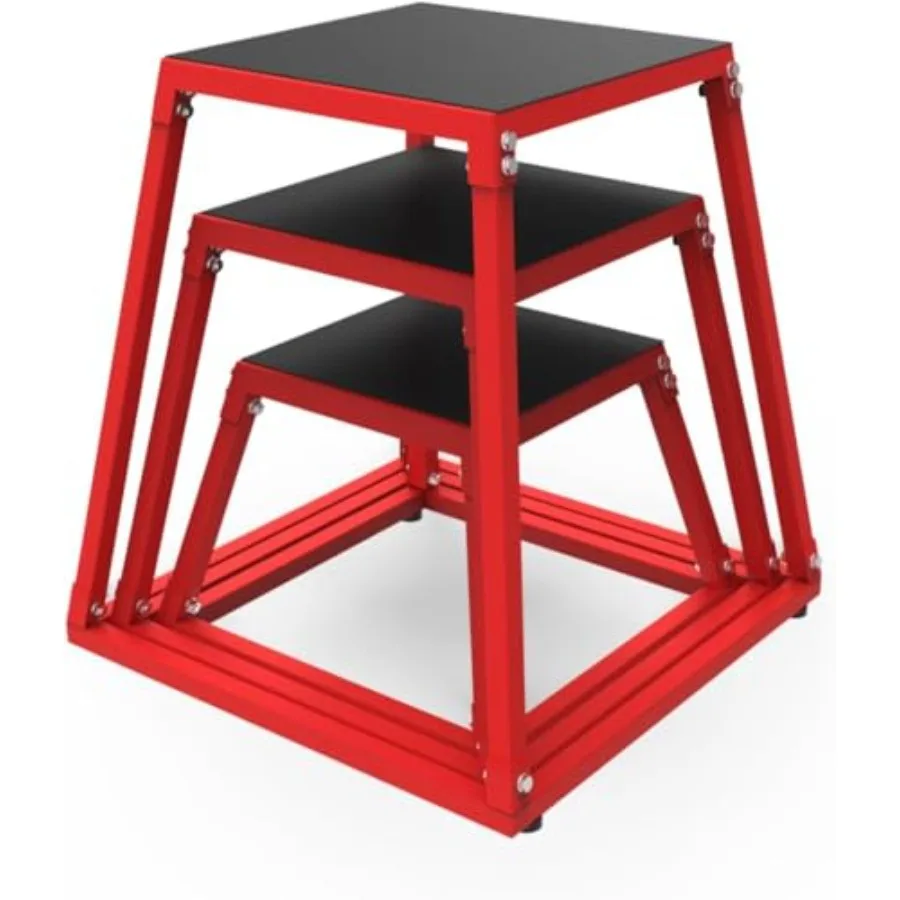 

Стальная плиометрическая платформа и коробка для прыжков, противоскользящая коробка для упражнений для силовых тренировок и кондиционирования, прочный домашний Gy