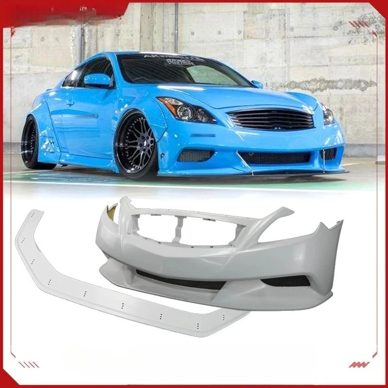 

Подходит для Infiniti G37, модифицированных деталей из углеродного волокна, широкого корпуса LB, большой передней панели с окружением, нижней передней панели лопаты