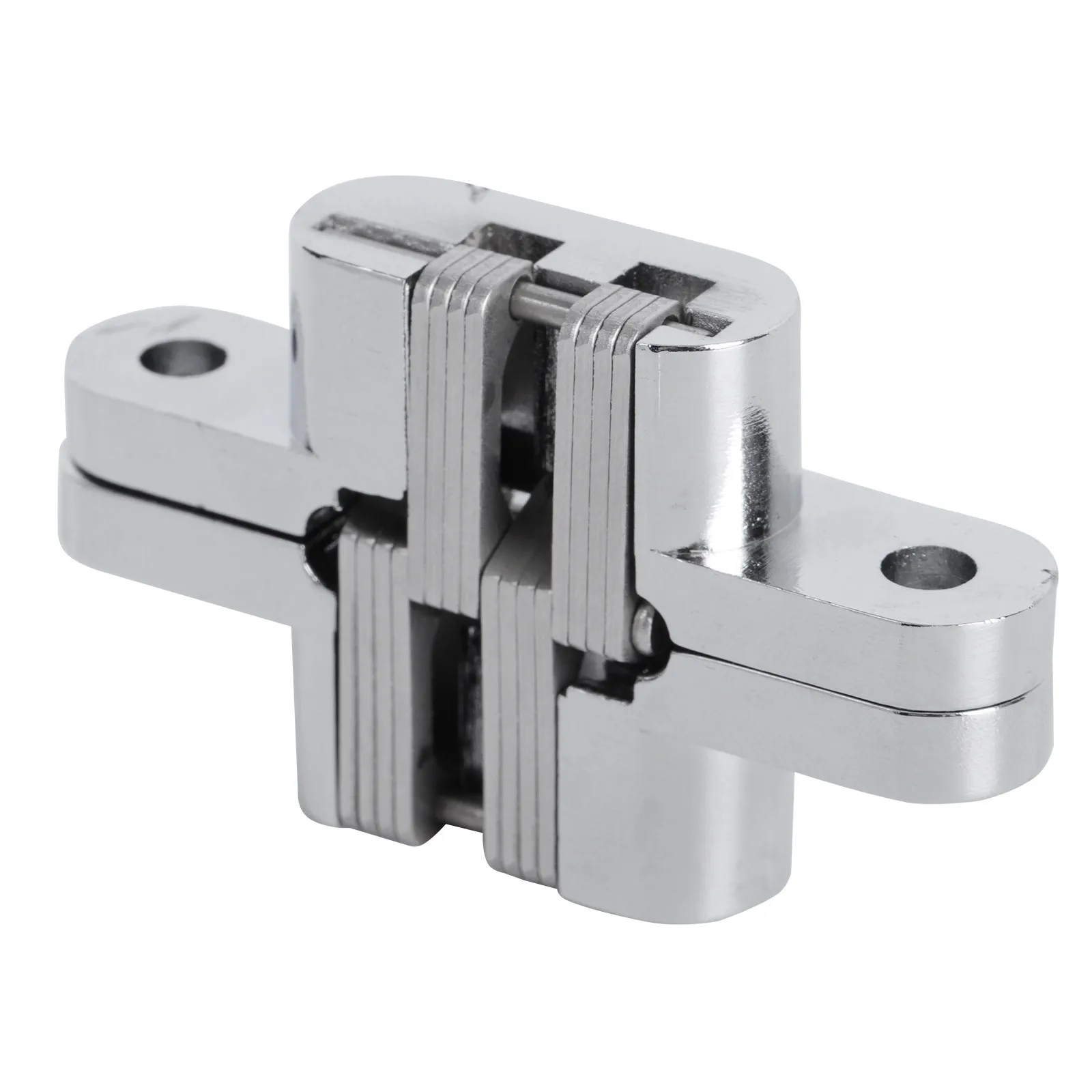 Stainless Steel Zinc Alloy Hidden Hinge Heavy Duty Folding Shutter Hinge for Tight Installations Foldable Door Hardware Rust