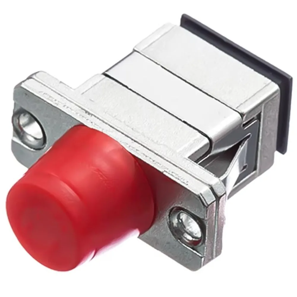 Sunnitek New FCSC Optical Fiber Adapter Coupler Conversion Flange Connector Low Loss 0.2dB for 4G Wi-Fi Networks