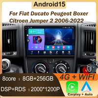 Carplay For Fiat Ducato Peugeot Boxer Citroen Jumper 2 2006-2022 Car Radio Android Auto Player GPS Navigation 2din DVD Stereo