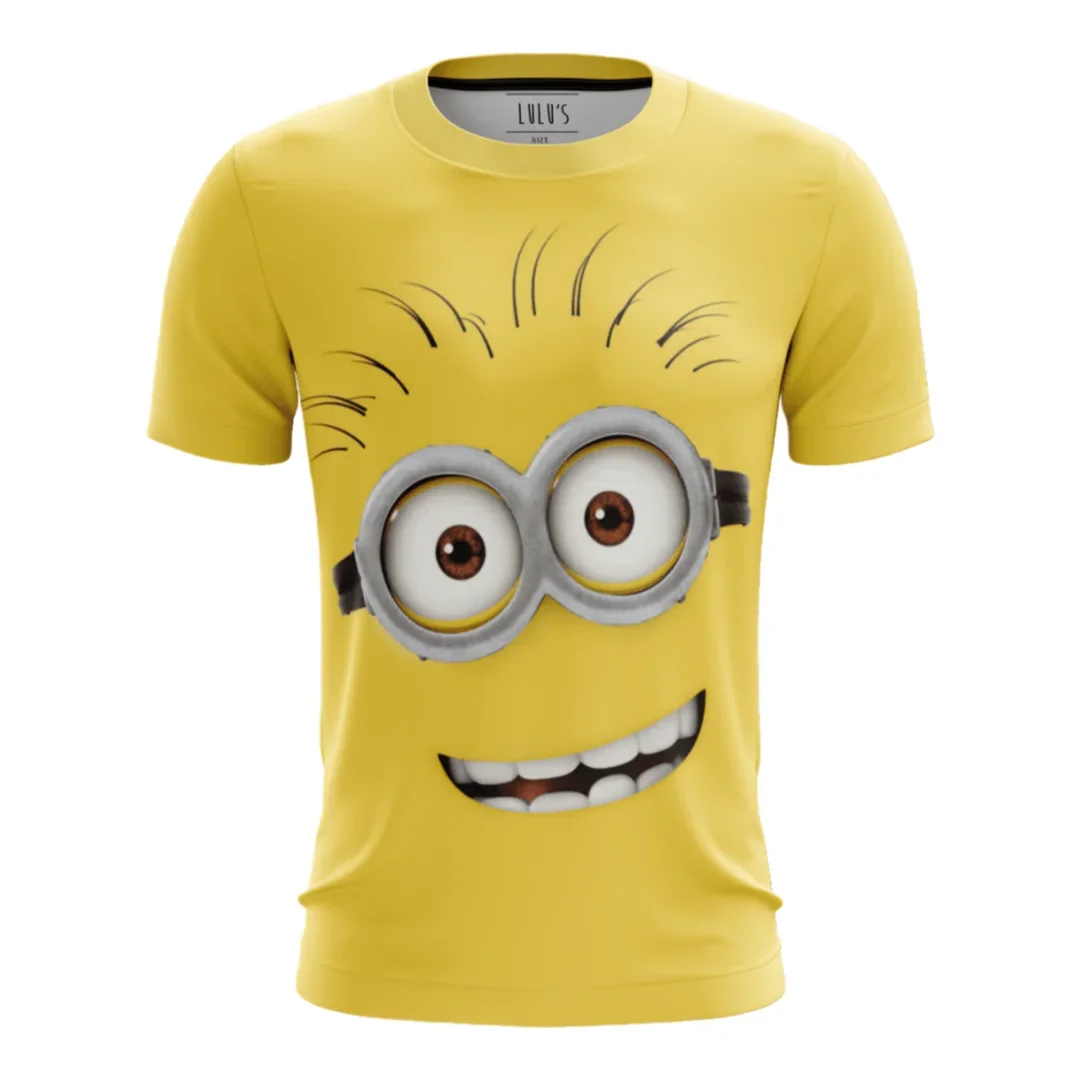 

Летняя детская футболка с 3D-принтом из коллекции Minions для занятий спортом на открытом воздухе, спортивная, дышащая и быстросохнущая.