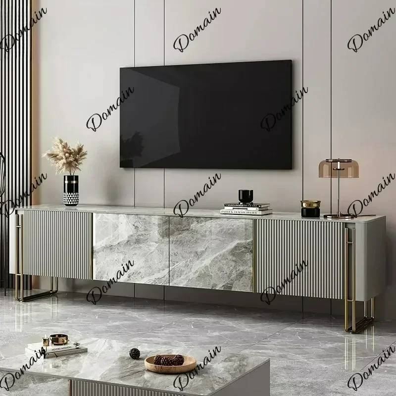XX Modern Minimalist Living Room And Bedroom Platform Coffee Table Sets With Storage Cabinets Customizable Luxury TV Cabinets